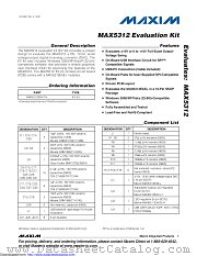 MAX5312EVKIT+ datasheet pdf MAXIM - Dallas Semiconductor