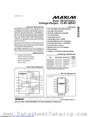 MAX532AEWE/GH9-T datasheet pdf MAXIM - Dallas Semiconductor