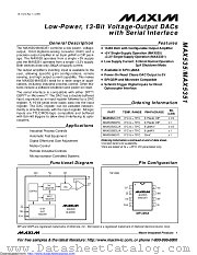 MAX535BCPA+ datasheet pdf MAXIM - Dallas Semiconductor