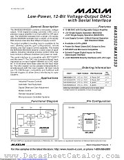 MAX5352BCUA+ datasheet pdf MAXIM - Dallas Semiconductor