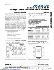 MAX537BEWE+ datasheet pdf MAXIM - Dallas Semiconductor