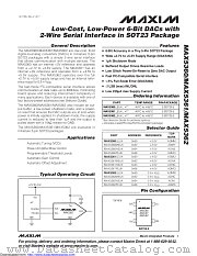 MAX5362MEUK+T datasheet pdf MAXIM - Dallas Semiconductor