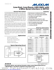 MAX5382PEUK+GE4 datasheet pdf MAXIM - Dallas Semiconductor