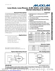 MAX5385EUT+T datasheet pdf MAXIM - Dallas Semiconductor