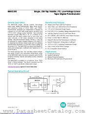 MAX5395LATA+G2Z datasheet pdf MAXIM - Dallas Semiconductor