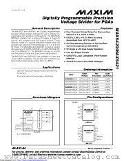 MAX5421CEUB+ datasheet pdf MAXIM - Dallas Semiconductor