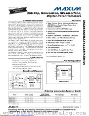 MAX5424ETA+ datasheet pdf MAXIM - Dallas Semiconductor