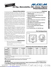 MAX5435MEZT+ datasheet pdf MAXIM - Dallas Semiconductor