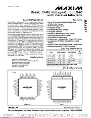 MAX547BCMH+ datasheet pdf MAXIM - Dallas Semiconductor