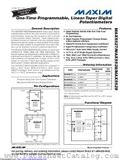 MAX5527 datasheet pdf MAXIM - Dallas Semiconductor