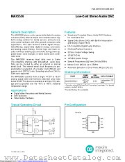 MAX5556ESA+ datasheet pdf MAXIM - Dallas Semiconductor