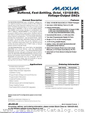 MAX5590BEUG+T datasheet pdf MAXIM - Dallas Semiconductor