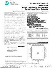 MAX5633UCB+TD datasheet pdf MAXIM - Dallas Semiconductor
