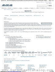 MAX5679 datasheet pdf MAXIM - Dallas Semiconductor