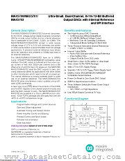 MAX5702BATB+ datasheet pdf MAXIM - Dallas Semiconductor