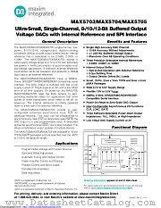 MAX5703AUB+T datasheet pdf MAXIM - Dallas Semiconductor