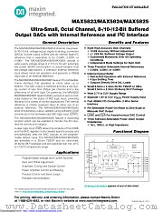 MAX5825AWP+T datasheet pdf MAXIM - Dallas Semiconductor