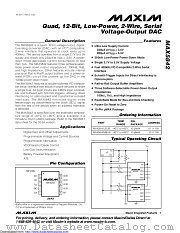 MAX5842MEUB-T datasheet pdf MAXIM - Dallas Semiconductor