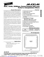 MAX5858ECM+D datasheet pdf MAXIM - Dallas Semiconductor