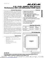 MAX5888EGK-D datasheet pdf MAXIM - Dallas Semiconductor