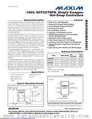 MAX5901ABEUT+T datasheet pdf MAXIM - Dallas Semiconductor