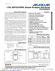 MAX5902LBEUT+T datasheet pdf MAXIM - Dallas Semiconductor