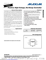 MAX5932 datasheet pdf MAXIM - Dallas Semiconductor
