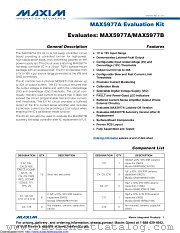 MAX5977AEVKIT datasheet pdf MAXIM - Dallas Semiconductor