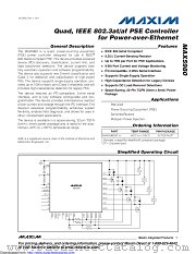 MAX5980 datasheet pdf MAXIM - Dallas Semiconductor