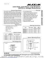 MAX6002EUR+T datasheet pdf MAXIM - Dallas Semiconductor