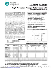 MAX6175BASA/V+TCJX datasheet pdf MAXIM - Dallas Semiconductor