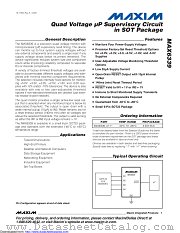 MAX6339OUT+T datasheet pdf MAXIM - Dallas Semiconductor