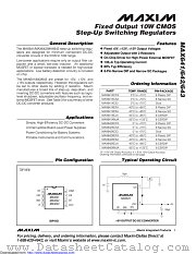 MAX643ACPA+ datasheet pdf MAXIM - Dallas Semiconductor