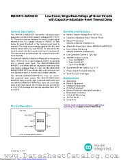 MAX6414UK29/V+TW datasheet pdf MAXIM - Dallas Semiconductor
