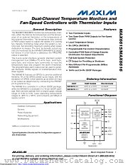 MAX6616AEG+T datasheet pdf MAXIM - Dallas Semiconductor