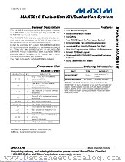 MAX6616EVCMODU datasheet pdf MAXIM - Dallas Semiconductor