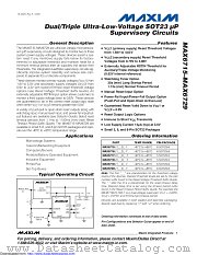 MAX6719UTYHD3+T datasheet pdf MAXIM - Dallas Semiconductor
