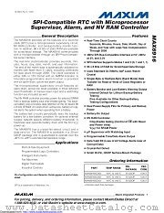 MAX6916 datasheet pdf MAXIM - Dallas Semiconductor