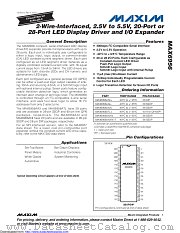 MAX6956AAX/V+T datasheet pdf MAXIM - Dallas Semiconductor