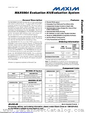 MAX6964EVCMAXQUSB datasheet pdf MAXIM - Dallas Semiconductor