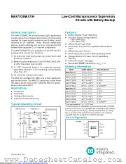 MAX703EPA+ datasheet pdf MAXIM - Dallas Semiconductor