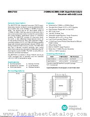 MAX7033EUI+T datasheet pdf MAXIM - Dallas Semiconductor