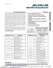 MAX7044EVKIT datasheet pdf MAXIM - Dallas Semiconductor
