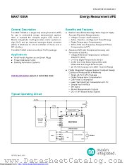 MAX71020A datasheet pdf MAXIM - Dallas Semiconductor