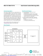 MAX71071+ datasheet pdf MAXIM - Dallas Semiconductor