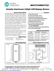 MAX7221EWG+T datasheet pdf MAXIM - Dallas Semiconductor