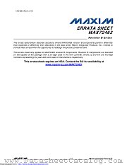 MAX72463EKN datasheet pdf MAXIM - Dallas Semiconductor