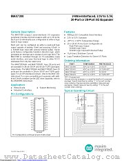 MAX7300AAX+T datasheet pdf MAXIM - Dallas Semiconductor