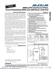 MAX7302 datasheet pdf MAXIM - Dallas Semiconductor