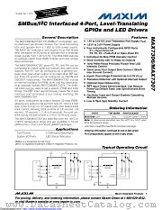 MAX7306ALB+ datasheet pdf MAXIM - Dallas Semiconductor
